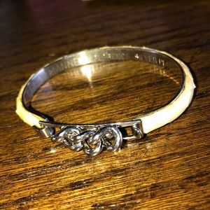 ☀️NIB Italian Mannelli Leather & Silver Bracelet